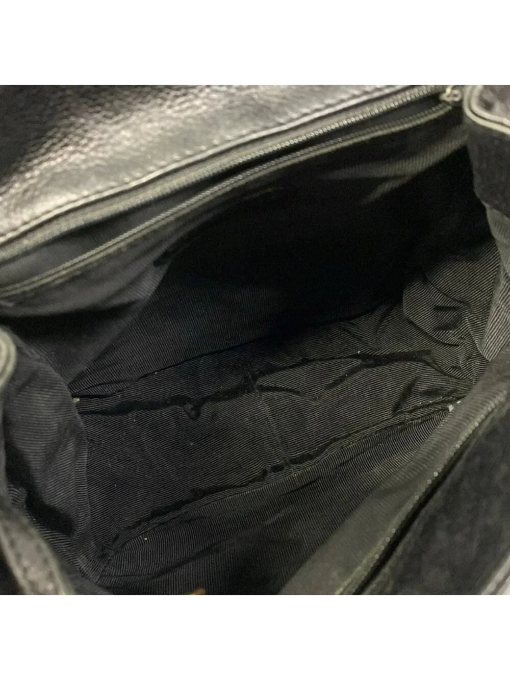 Chanel Backpack Triple Coco Black Chain Shoulder Gold CC Logo